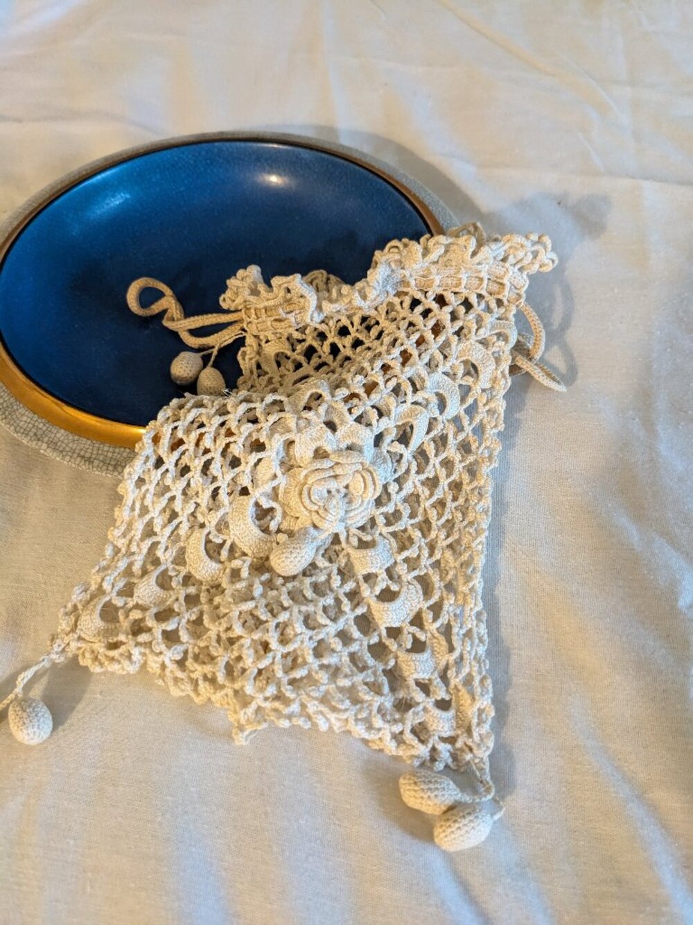 Vintage Drawstring Bag